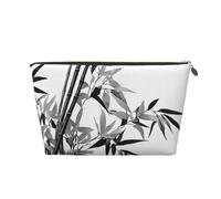 EZDLOWVBA Trousse de maquillage avec impression calligraphie chinoise pour sac à main, organiseur de maquillage pour sac à main, pochette de beauté étanche pour femmes et filles, doré, Taille unique