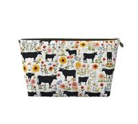 EZDLOWVBA Trousse de maquillage étanche pour sac à main, sac de maquillage pour sac à main, sac de beauté étanche pour femmes et filles, doré, Taille unique, Trousse de beauté