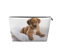 EZDLOWVBA Trousse de maquillage Golden Retriever pour sac à main, organiseur de maquillage pour sac à main, pochette de beauté étanche pour femmes et filles, Argenté., Taille unique, Trousse de beauté