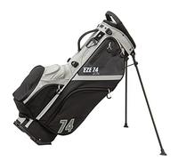 EZE Glide Eze 74 Lite Hybrid Support de Golf/Sac à Cartes avec 14 Compartiments,Gris/Noir