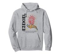 Ézéchiel Vintage 36-26 Cœur de Chair Verset biblique chrétien Sweat à Capuche