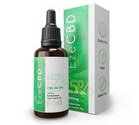 Ezero Huile Cbd 15% Premium 1500 Mg Biologique Pure - Full Spectrum - Huile De Cbd De Chanvre Bio - Hemp Oil - Certifié Bio, Naturel Et Végane - 10 Ml