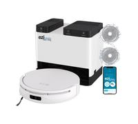 Eziclean All In One Z12 Ultra - Robot Aspirateur Laveur Connecté Avec Base De Vidage - 270 Min - 14,4 V - 1,8 L - Blanc Eziclean