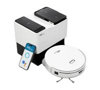 EZICLEAN Robot aspirateur-laveur All in One Z15 Pro connecté Base de vidage 10 000 Pa 1,5 L Blanc