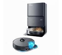 EZICLEAN Robot aspirateur Laveur LIDAR IA connecté avec Base de vidage PureFlow Ultra
