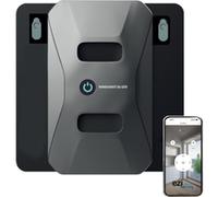 EziClean® Windobot S6 Pro - Robot Laveur de Vitres Connecté - Double Pulvérisation Automatique (Navig+), Aspiration Puissante et Sécurité Multi-Capteurs - Idéal Grandes Vitres et Vérandas - Blanc