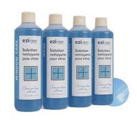 EZIclean® WINDOWS CARE - Lot de 4 solutions nettoyantes vitres