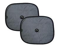 EZIMOOV Chaussette Pare-Soleil Voiture Enfant - Lot de 2 - Facile à Mettre sur Les Portes arrière - Protège bébé de la Chaleur du Soleil et des Insectes - Emballage recyclé - Taille bébé