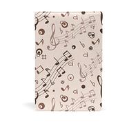 EZIOLY Couverture extensible pour livres de notes de musique Compatible avec la plupart des cahiers rigides jusqu'à 21,6 x 14 cm en tissu sans adhésif. Facile à appliquer. Lavage et réutilisation.