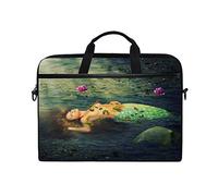 Ezioly Sac à bandoulière pour Ordinateur Portable 14" à 15,4" Motif sirène