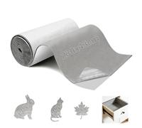 Ezitruz Feutrine Autocollante 3 mm, Moquette Autocollante 230 cmx43 cm, Feutrine Gris, Rouleau de Tissu en Feutre au Mètre pour DIY Doublure de Boîte Chaise Cadre Photo Auto Garniture Intérieure