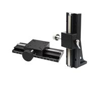 EZLUIYLDH 1 pièce Table coulissante Manuelle à Platine linéaire, Longue Plateforme de déplacement des Axes X/Z/XZ (axe Z - LWZ40, Longueur 200 mm)