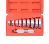 EZLUIYLDH Kit d'outils pour roulements, 11 pièces, pour Douilles et Joints d'étanchéité en Aluminium, pour roulements de Roues Automobiles, kit Universel Complet avec Mallette de Transport.