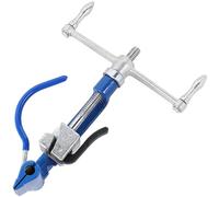 EZLUIYLDH Outil de cerclage en Acier Inoxydable - Outil de cerclage métallique de 3/16 à 3/4 Pouces avec tendeur, Coupe et sertissage, Type à vis pour emballages Robustes