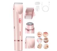 Ezme Razor, The Trimmie 2.0 by Ezme, Dual-Head Hair Trimmer for Women, Rasoir Electrique Femme - Tondeuse électrique 2 en 1 pour bikini humide/sec, USB Rechargeable, Rasoir Femme Electrique