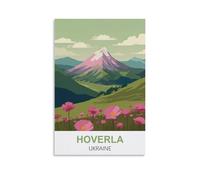 EZMLFA DIY Kits de Peinture à L'huile Affiches Hoverla Ukraine Loisirs Créatifs Adultes,Peinture Numero Enfant,DIY Adulte Paint by Numbers Kit 30x40cm