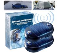 Eznaobo Appareil de déneigement électromagnétique antigel, chauffage moléculaire cinétique portable, dispositif de déneigement sans fil pour glace, neige, gel, rapide et efficace (2 pièces)