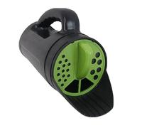 Eznaobo Épandeur de semences portable de 1 L, épandeur de graines de pelouse, cadran réglable, 3 paramètres d'application, application facile, répartition uniforme, pour semences d'herbe, pelouse de