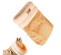 Eznaobo Sac de couchage nid pour chat, sac de couchage d'hiver chaud pour chat, grand sac en peluche douce, auto-chaud, lit pour chat pour l'hiver, lit confortable pour chat, grotte enveloppante à
