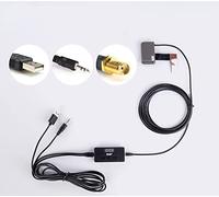 EZoneTronics Adaptateur Dab/Dab+ pour autoradio, récepteur Radio numérique + câble AUX avec antenne Dab, boîtier Tuner émetteur FM pour autoradio Universel et Android Autoradio