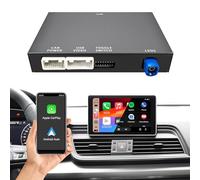 EZoneTronics Carplay sans Fil Android Auto Retrofit Kit pour Audi A4/A5/A6/A7/Q2L/Q5L/Q7 2014-2022 avec Système MIB/MMI 3G Plus Plug & Play Décodeur avec MirrorLink SWC WiFi BT GPS Contrôle Vocal