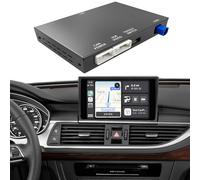 EZoneTronics kit rétrofit Décodeur Carplay sans fil & Android Auto pour Audi A6/A7 2012-2016 avec Système RMC pour écran OEM 6.5'' Plug & Play Adaptateur avec MirrorLink SWC Wifi BT GPS Contrôle vocal