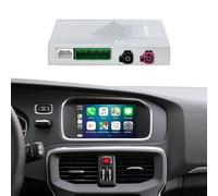 EZoneTronics Kit rétrofit Décodeur Carplay sans fil & Android Auto pour Volvo V40 V60 S60 XC60 S80L 2015+ pour écran OEM 7'' Plug & Play Carplay Adaptateur avec SWC WiFi Bluetooth GPS Contrôle vocal