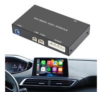 EZoneTronics Wireless Carplay Android Auto Retrofit Kit Décodeur pour Peugeot 208/308/508/2008 Citroën C3/C4/C5/DS3/DS4/DS5 avec Smeg/MRN pour écran OEM 7" Plug & Play avec MirrorLink SWC WiFi BT
