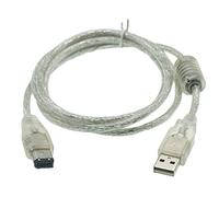 ezqnirk 1pcs 1.5m FireWire IEEE 1394 6 broches mâle à la cordon de câble convertisseur d'adaptateur mâle USB 2.0