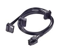 ezqnirk PCIe 6Pin 1 à 3 IDE SATA GPU PCI-E 8Pin à 2 Port 6 + 2pin Câble d'alimentation pour Corsair CX850M CX750M CX600M CX500M CX430M CX430M,6Pin to 3 IDE