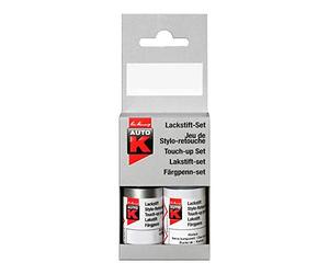 EZR GRIS ALU MET (Stylo retouche 9 ml + Vernis 9 ml) - Pinceau retouche peinture carrosserie et retroviseur CITROEN (9 ml + vernis 9 ml pour teintes metalisees)