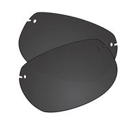 EZReplace Lentilles de rechange compatibles avec les lunettes de soleil Maui Jim Banyans MJ412-70 mm (verres polarisés), Anthracite noir, taille unique