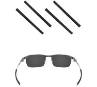 EZReplace Lot de 2 paires de chaussettes de rechange pour lunettes de soleil Oakley Pitchman R/Wheel House/Tincup (Noir)