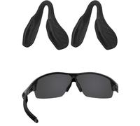 EZReplace Lot de 2 paires de plaquettes de nez de rechange pour lunettes de soleil Oakley Radar Path/Radar Pitch/Radar EV Path/Radar Edge/Radar XL/RadarLock Path (noir)