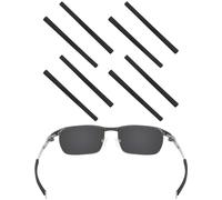 EZReplace Lot de 4 paires de chaussettes de rechange pour lunettes de soleil Oakley Pitchman R/Wheel House/Tincup (Noir)