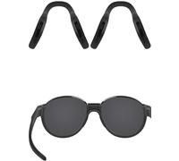 EZReplace Plaquettes de nez de rechange pour lunettes de soleil Oakley Coinflip OO4144/BXTR OO9280/Portal OO9446, 2 paires de noires, Taille unique