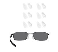 EZReplace Plaquettes de nez de rechange pour lunettes de soleil Oakley Crosshair 1.0/Crosshair 2.0 OO4044/Whisker/Wiretap OO4071, Transparent - 6 paires, Taille unique