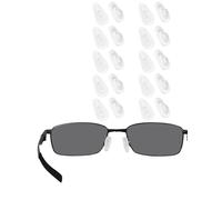 EZReplace Plaquettes de nez de rechange pour lunettes de soleil Oakley Crosshair 1.0/Crosshair 2.0 OO4044/Whisker/Wiretap OO4071, Transparent - 10 paires, Taille unique