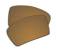EZReplace Verres de rechange compatibles avec les lunettes de soleil Costa Del Mar Rinconcito 06S9016 (verres polarisés), Bronze flash, Taille unique