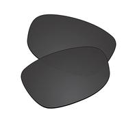EZReplace Verres de rechange compatibles avec les lunettes de soleil Kahuna MJ162 (verres polarisés), noir carbone, Taille unique