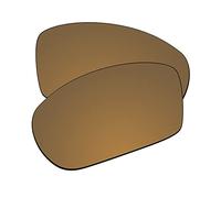 EZReplace Verres de rechange compatibles avec les lunettes de soleil Maui Jim Peahi MJ202 (verres polarisés), Bronze flash, Taille unique