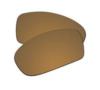 EZReplace Verres de rechange compatibles avec les lunettes de soleil Maui Jim World Cup MJ266-64 mm (verres polarisés), Bronze flash, Taille unique
