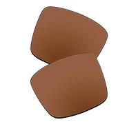 EZReplace Verres de rechange compatibles avec les lunettes de soleil Spy Optic Cyrus Asian Fit (verres polarisés), Marron marron., taille unique