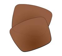 EZReplace Verres de rechange compatibles avec les lunettes de soleil Spy Optic Dirty Mo 2 (verres polarisés), Marron marron., taille unique