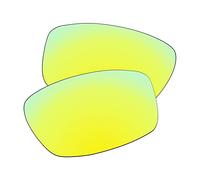 EZReplace Verres de rechange compatibles avec les lunettes de soleil Spy Optic Dirty Mo 59 mm (verres polarisés), jaune doré, taille unique