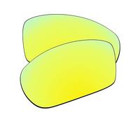 EZReplace Verres de rechange compatibles avec les lunettes de soleil Spy Optic Discord (verres polarisés), jaune doré, Taille unique