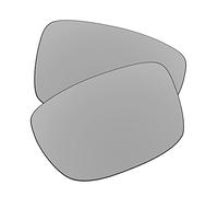 EZReplace Verres de rechange compatibles avec les lunettes de soleil Spy Optic Oasis (verres polarisés) - Compatible avec les cadres Spy Optic Oasis (métal argenté)
