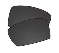 EZReplace Verres de rechange polarisés pour lunettes de soleil Oakley Gascan OO9014, Noir charbon, taille unique