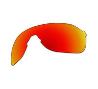 EZReplace Verres de rechange pour lunettes de soleil Oakley EVZero Stride OO9386 (verres polarisés), rouge feu, Taille unique