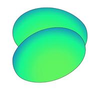 EZReplace Verres de rechange pour lunettes de soleil Oakley Eye Jacket Redux OO9438 (verres polarisés), Vert printemps., Taille unique